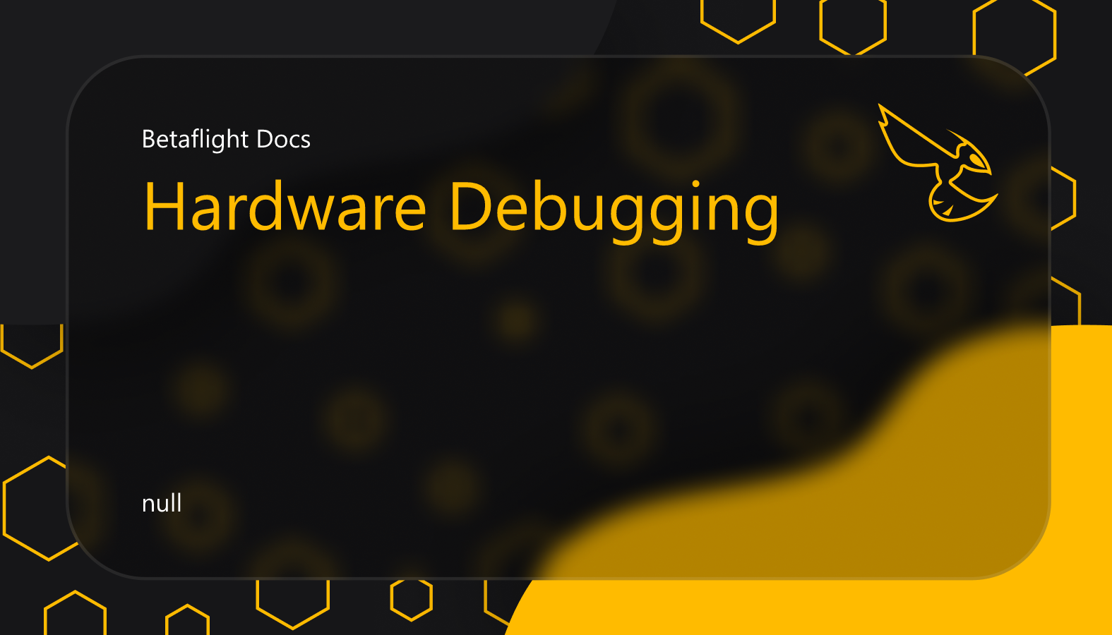 Hardware debugging | Betaflight